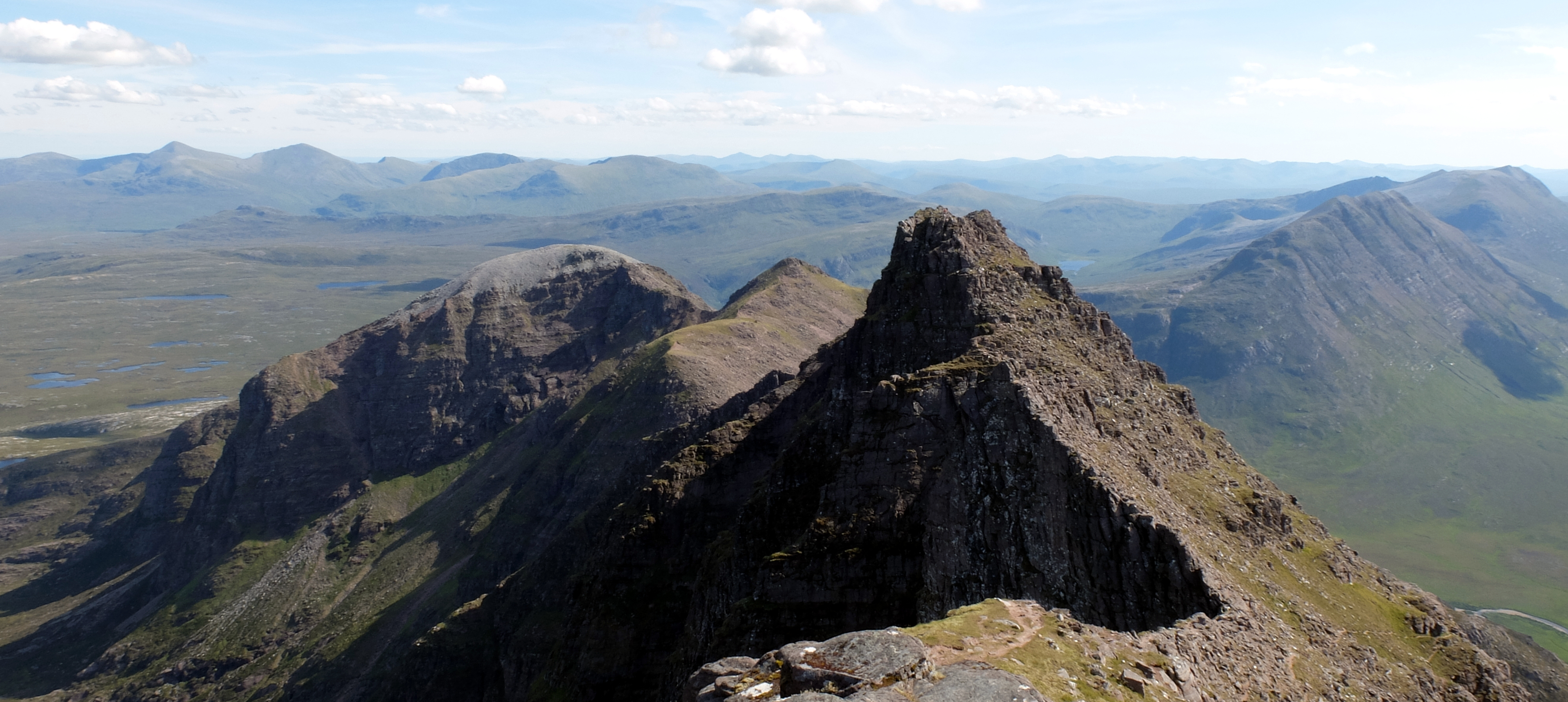 View of the main An Teallach ridge