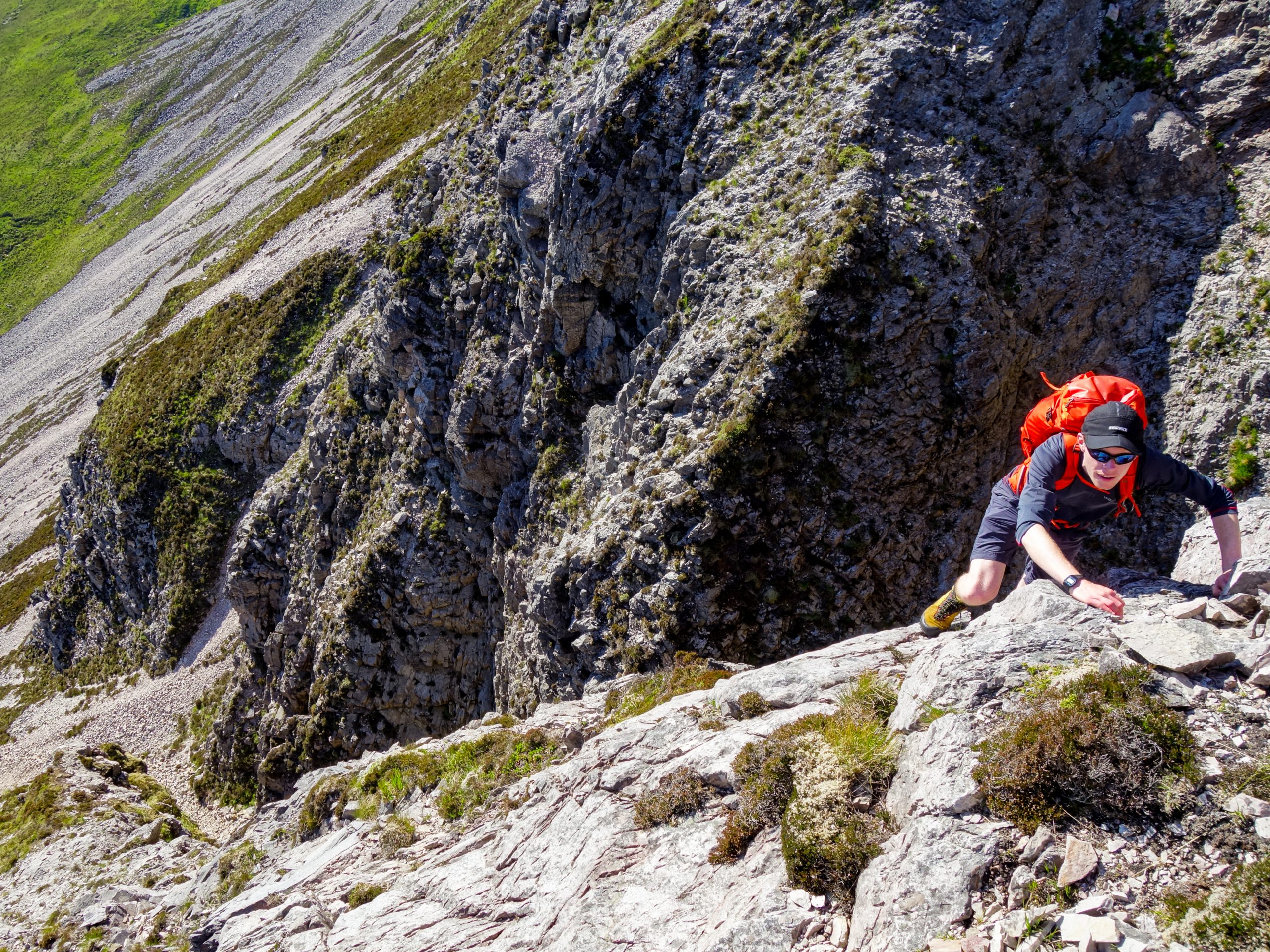 Exposed grade 1 scrambling