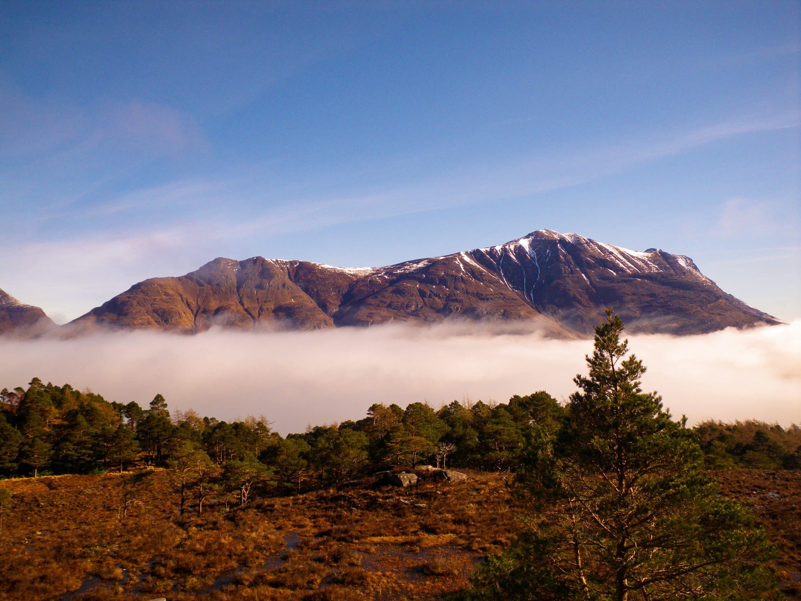 Liathach in spring from the west