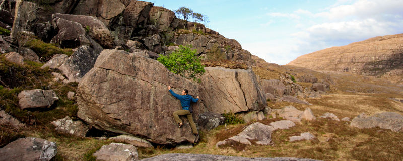 Bouldering at the Celtic Jumble