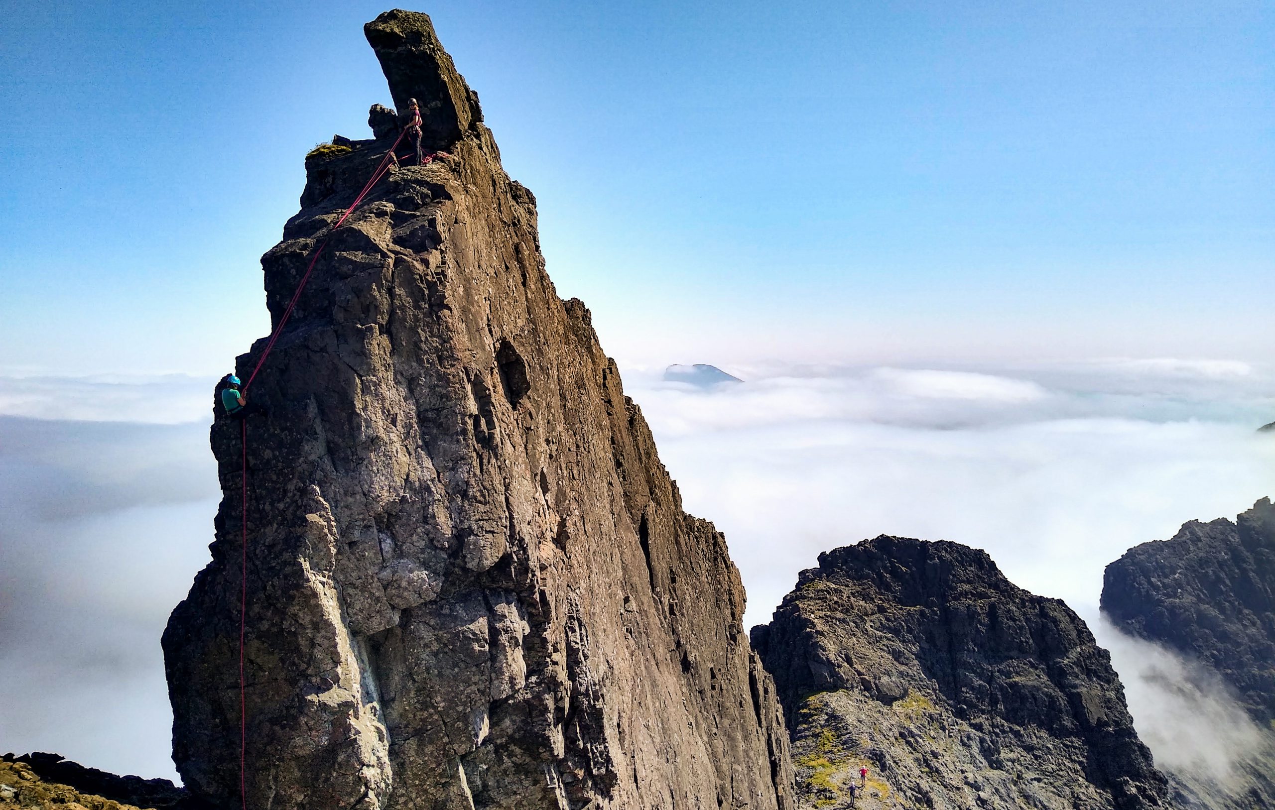 Abseil on the Inaccessible Pinnacle