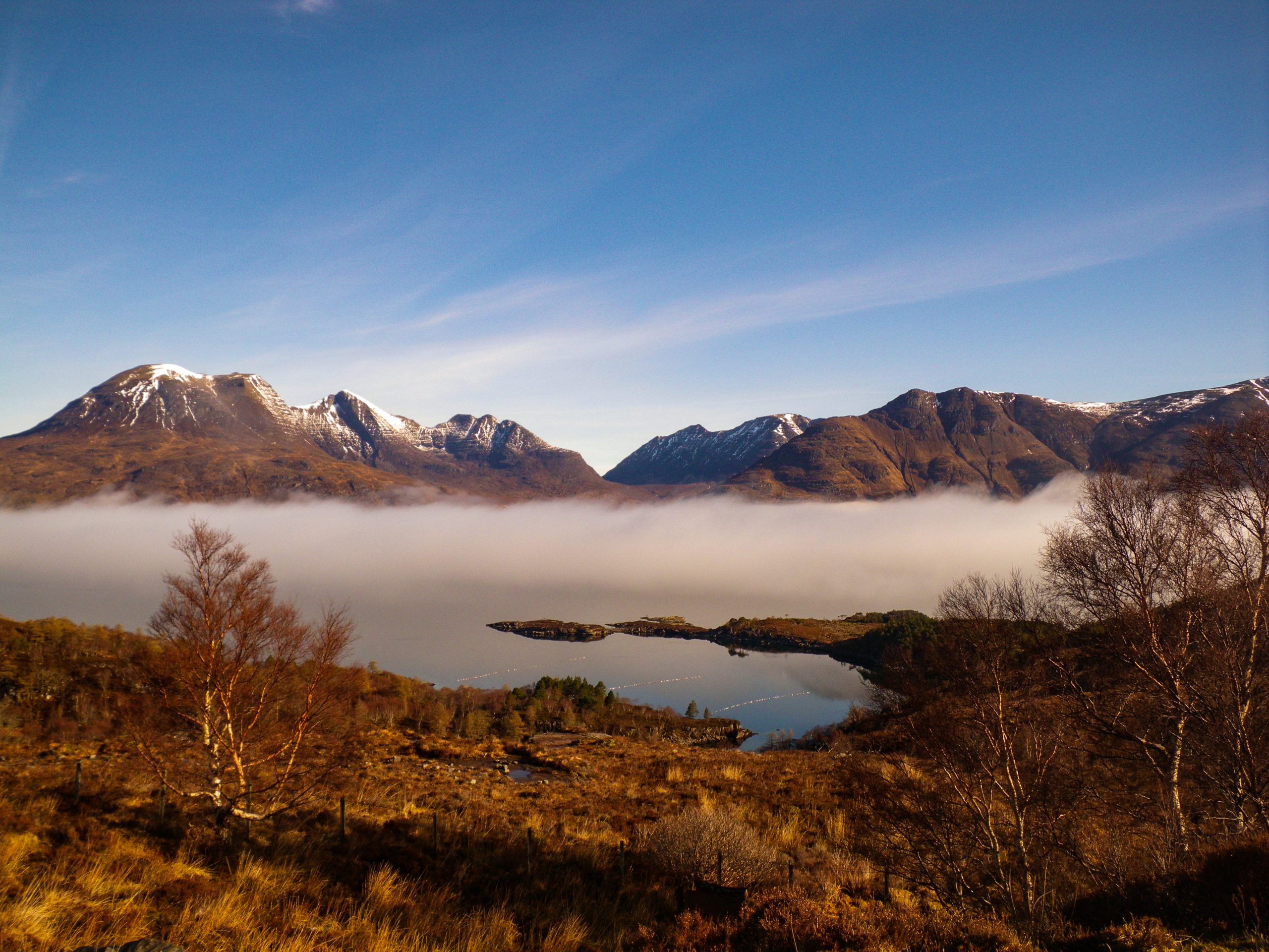 Cloud Inversion on the Torridon Mountains