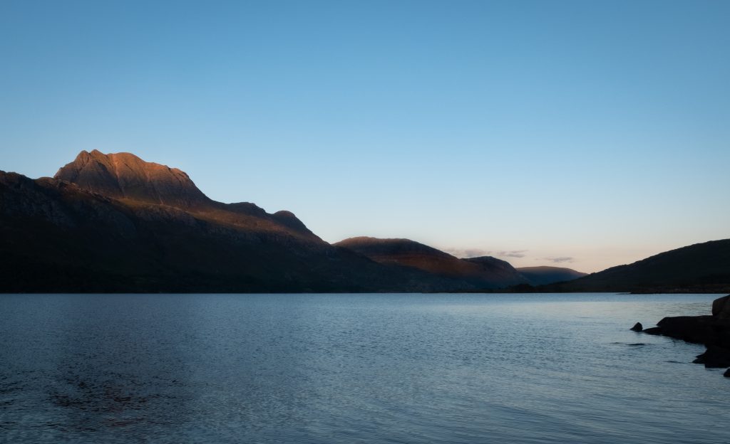 Sunset over Loch Maree