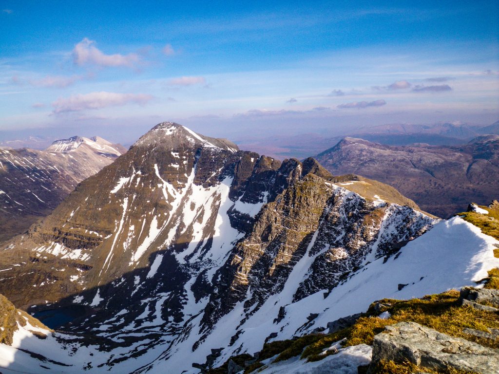 Liathach in late winter snow