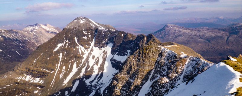 Liathach in late winter snow