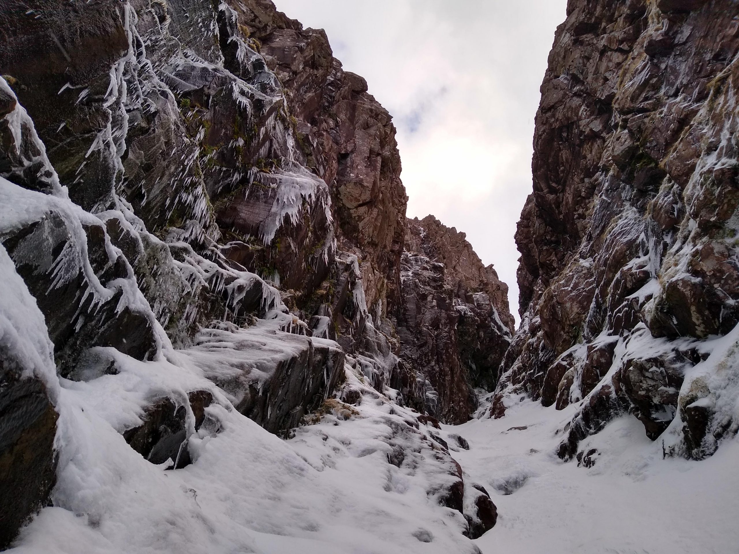 Twisting Gully Coire Na Caime Liathach