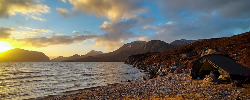 view of loch Fada in the Fisherfields