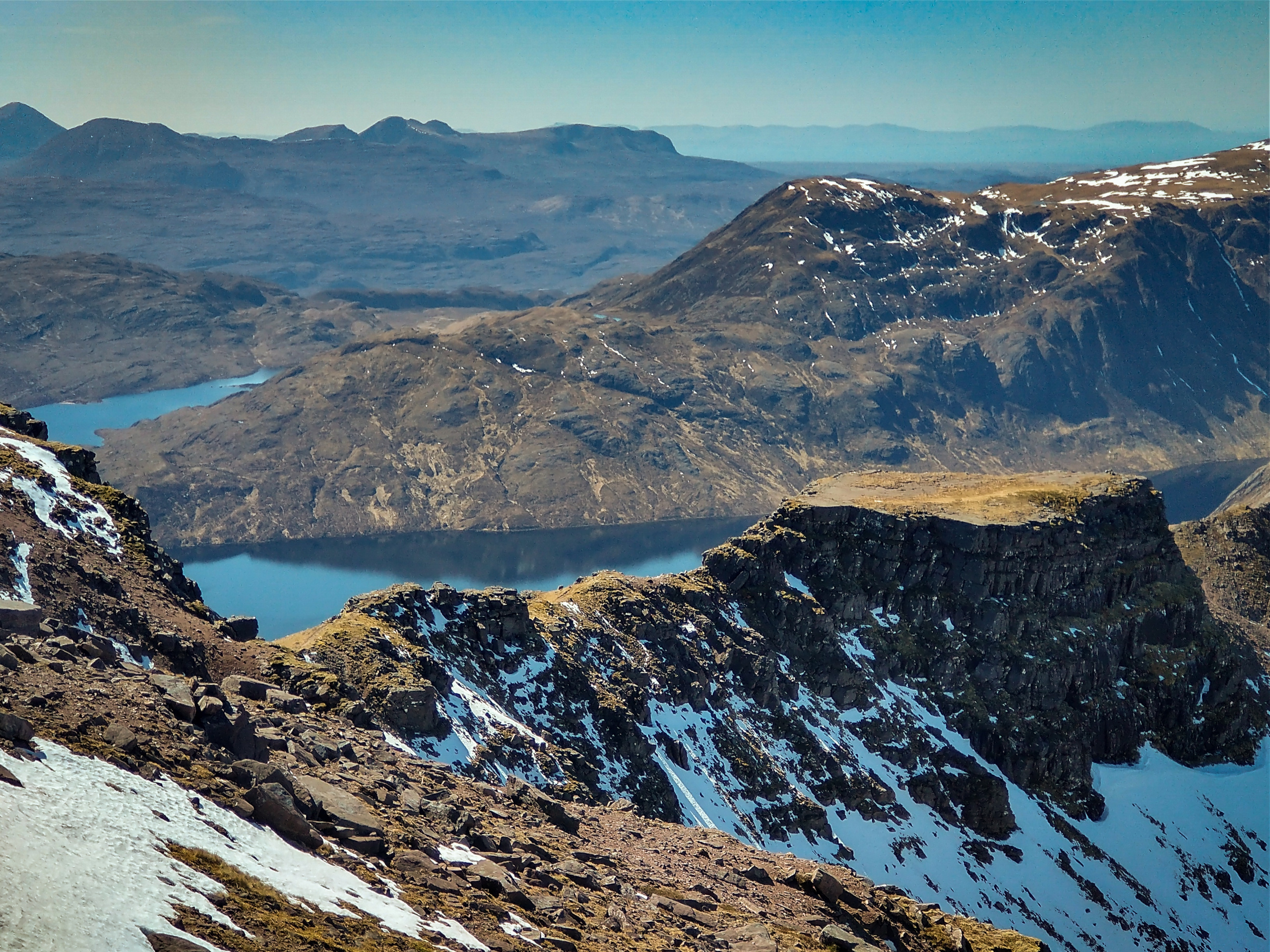 View of the Beinn Tarsuinn one of The Fisherfield Five