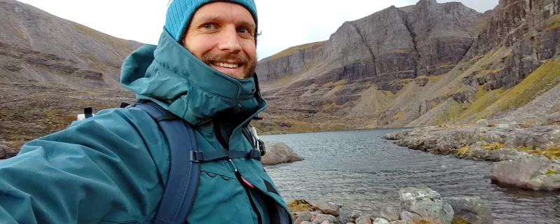 Draupner Jacket on Beinn Eighe