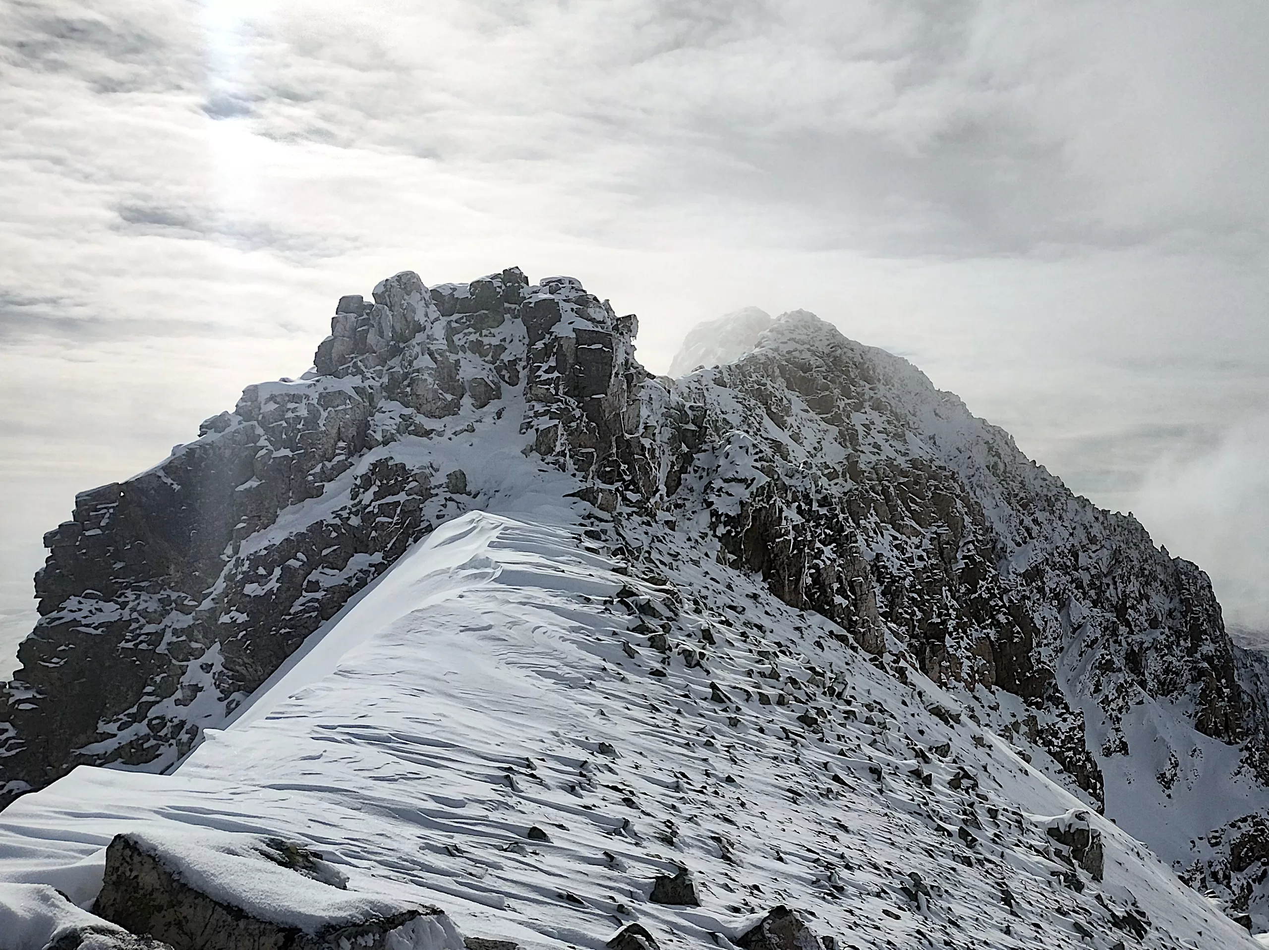 The Blach Carls of Beinn Eighe - a fantastic winter mountaineering route