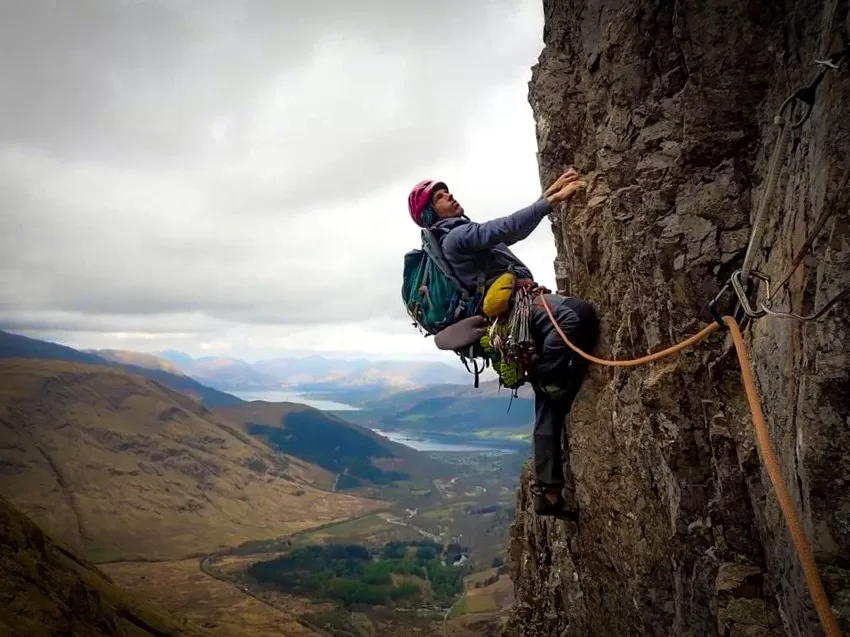 James Mchaffie Rock Climbing